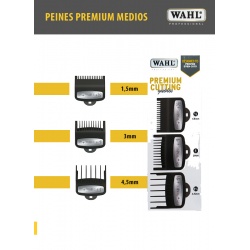 WAHL PACK PEINES PREMIUM MEDIOS 
