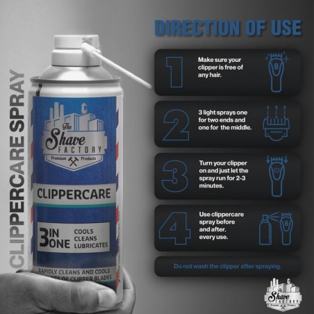 Clipper Care 3 in one 400ml, The Shave Factory
