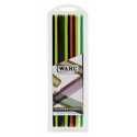 WAHL PACK PEINES FLAT TOP DE COLORES 12 UNID
