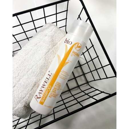 Raywell Champú Hidratante Bio Nature, para cabello seco y crespo, Raywell 250ml
