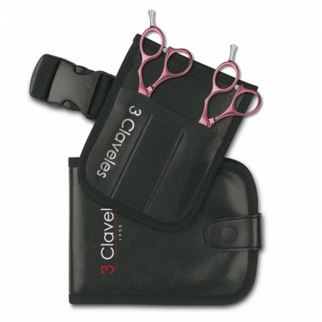 Kit Tijeras 3 Claveles DURALUMINIUM ROSA