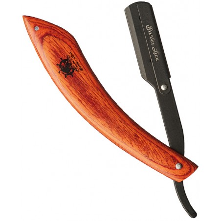 BARBER LINE NAVAJA PROFESIONAL MANGO MADERA