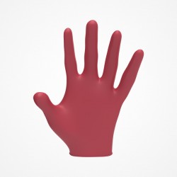 GUANTES  NITRILO ROJOS L3VEL3